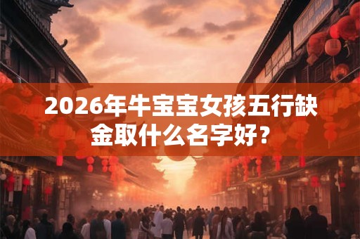 2026年牛宝宝女孩五行缺金取什么名字好？