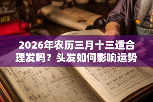 2026年农历三月十三适合理发吗?头发如何影响运势? 2026年农历三月十三适合理发吗?头发如何影响运势?