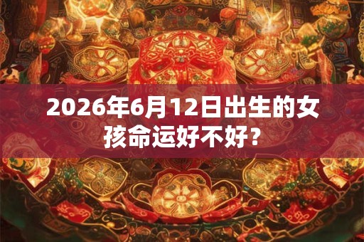 2026年6月12日出生的女孩命运好不好？