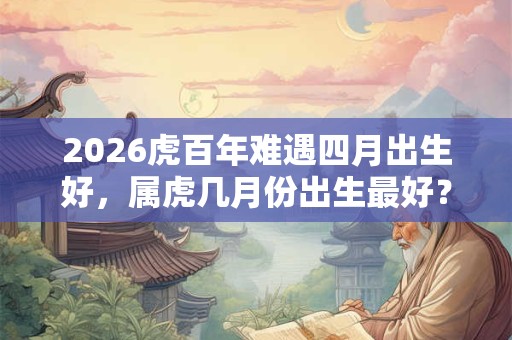 2026虎百年难遇四月出生好，属虎几月份出生最好？