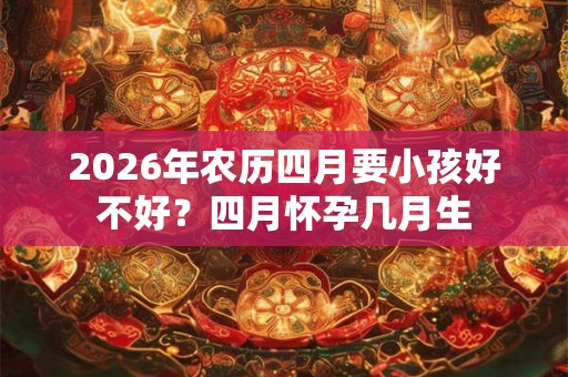 2026年农历四月要小孩好不好?四月怀孕几月生 2026年农历四月要小孩好不好?四月怀孕几月生
