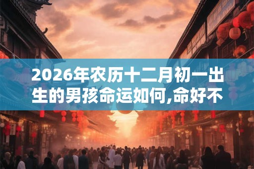 2026年农历十二月初一出生的男孩命运如何,命好不好? 2026年农历十二月初一出生的男孩命运如何,命好不好?