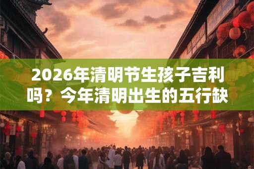 2026年清明节生孩子吉利吗？今年清明出生的五行缺什么