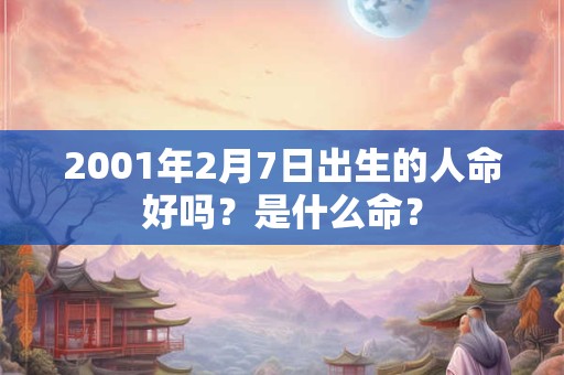 2001年2月7日出生的人命好吗?是什么命? 2001年2月7日出生的人命好吗?是什么命?