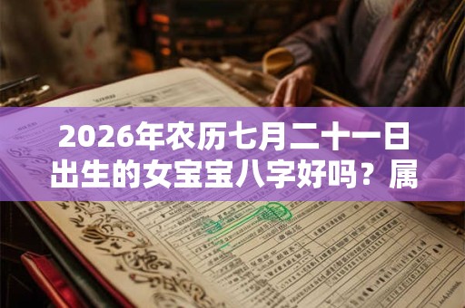 2026年农历七月二十一日出生的女宝宝八字好吗？属牛女孩取名大全