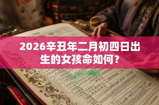 2026辛丑年二月初四日出生的女孩命如何？