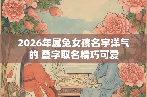 2026年属兔女孩名字洋气的 叠字取名精巧可爱 2026年属兔女孩名字洋气的 叠字取名精巧可爱