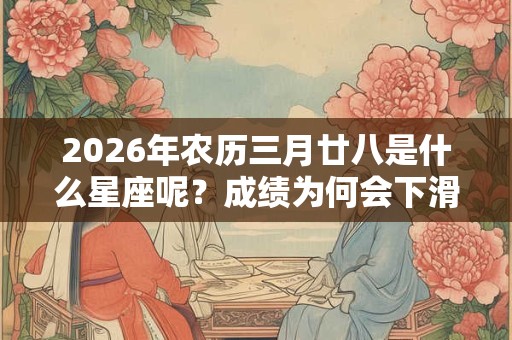 2026年农历三月廿八是什么星座呢?成绩为何会下滑? 2026年农历三月廿八是什么星座呢?成绩为何会下滑?