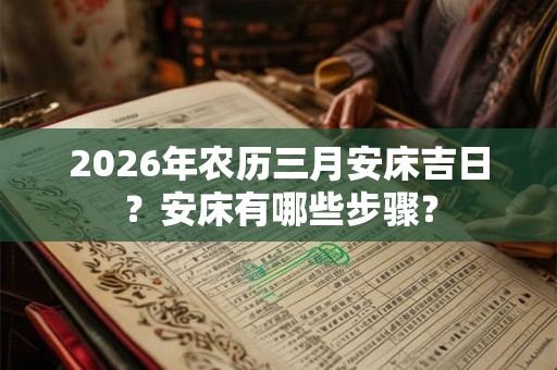 2026年农历三月安床吉日?安床有哪些步骤? 2026年农历三月安床吉日?安床有哪些步骤?