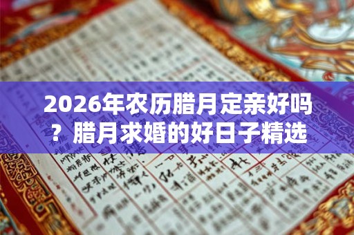 2026年农历腊月定亲好吗?腊月求婚的好日子精选 2026年农历腊月定亲好吗?腊月求婚的好日子精选