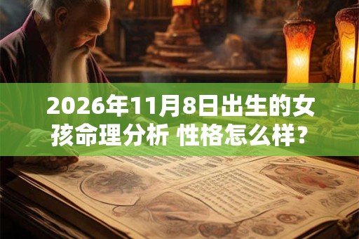 2026年11月8日出生的女孩命理分析 性格怎么样？