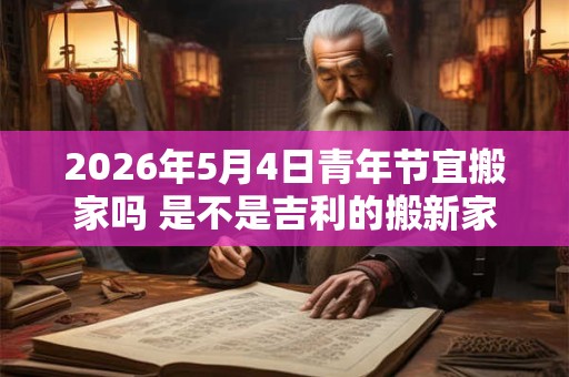 2026年5月4日青年节宜搬家吗 是不是吉利的搬新家吉日 2026年5月4日青年节宜搬家吗 是不是吉利的搬新家吉日