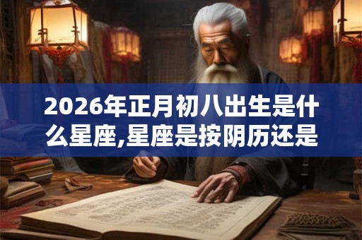 2026年正月初八出生是什么星座,星座是按阴历还是阳历? 2026年正月初八出生是什么星座,星座是按阴历还是阳历?