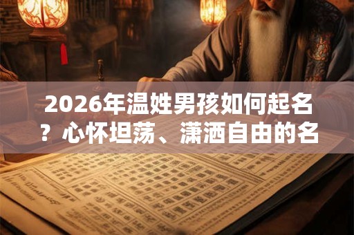 2026年温姓男孩如何起名?心怀坦荡、潇洒自由的名字精选 2026年温姓男孩如何起名?心怀坦荡、潇洒自由的名字精选