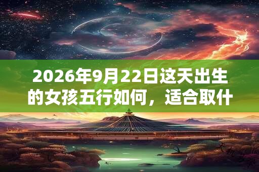 2026年9月22日这天出生的女孩五行如何,适合取什么名字? 2026年9月22日这天出生的女孩五行如何,适合取什么名字?