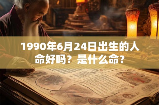 1990年6月24日出生的人命好吗？是什么命？