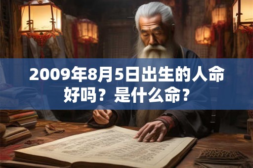 2009年8月5日出生的人命好吗?是什么命? 2009年8月5日出生的人命好吗?是什么命?