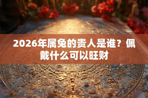 2026年属兔的贵人是谁?佩戴什么可以旺财 2026年属兔的贵人是谁?佩戴什么可以旺财