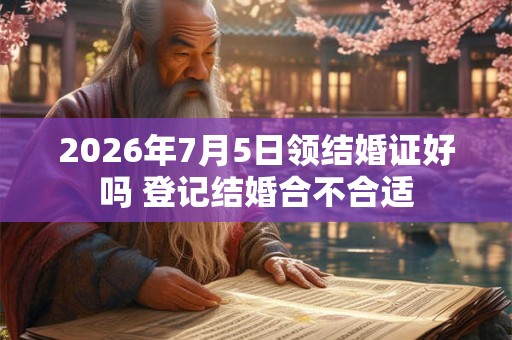 2026年7月5日领结婚证好吗 登记结婚合不合适 2026年7月5日领结婚证好吗 登记结婚合不合适
