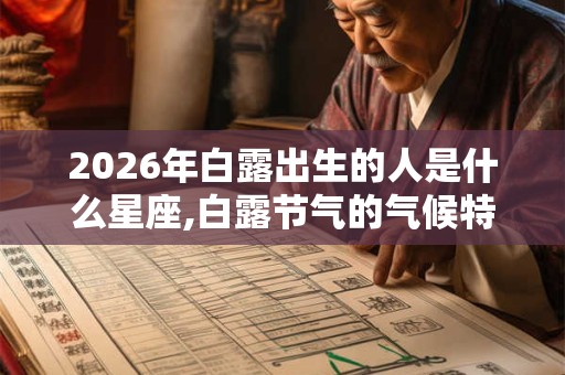 2026年白露出生的人是什么星座,白露节气的气候特点