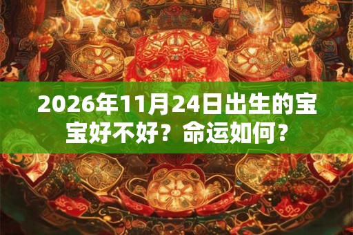 2026年11月24日出生的宝宝好不好？命运如何？