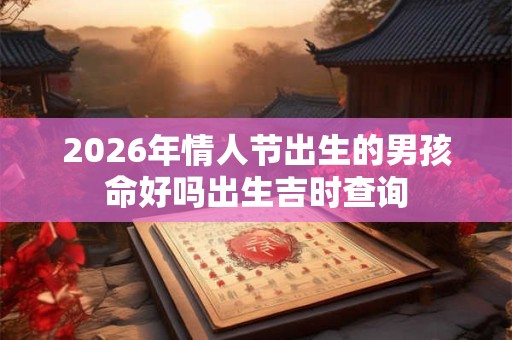 2026年情人节出生的男孩命好吗出生吉时查询