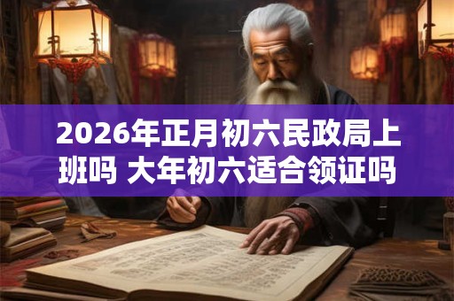 2026年正月初六民政局上班吗 大年初六适合领证吗