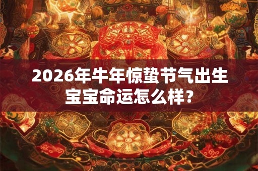 2026年牛年惊蛰节气出生宝宝命运怎么样? 2026年牛年惊蛰节气出生宝宝命运怎么样?