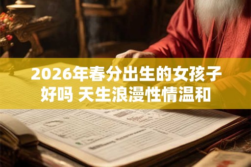 2026年春分出生的女孩子好吗 天生浪漫性情温和