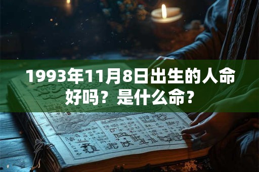 1993年11月8日出生的人命好吗？是什么命？