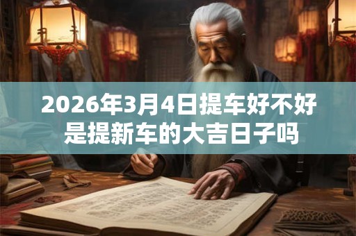 2026年3月4日提车好不好 是提新车的大吉日子吗 2026年3月4日提车好不好 是提新车的大吉日子吗