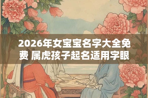 2026年女宝宝名字大全免费 属虎孩子起名适用字眼