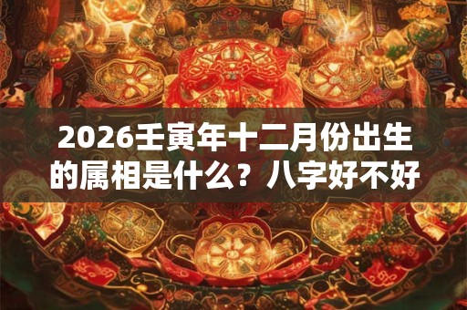 2026壬寅年十二月份出生的属相是什么？八字好不好