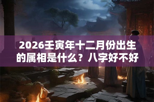 2026壬寅年十二月份出生的属相是什么？八字好不好