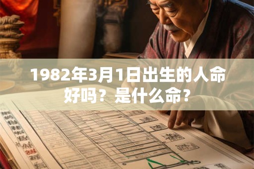 1982年3月1日出生的人命好吗?是什么命? 1982年3月1日出生的人命好吗?是什么命?