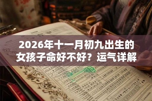 2026年十一月初九出生的女孩子命好不好？运气详解