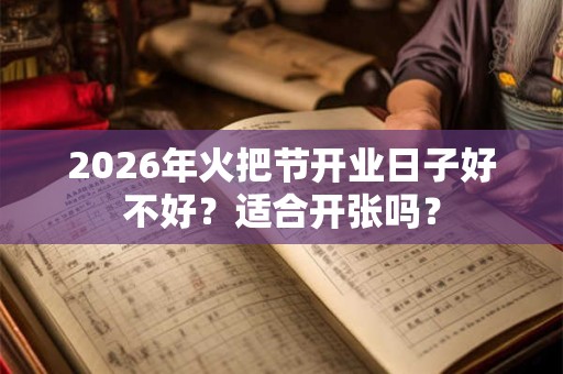 2026年火把节开业日子好不好？适合开张吗？