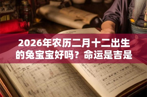 2026年农历二月十二出生的兔宝宝好吗？命运是吉是凶？