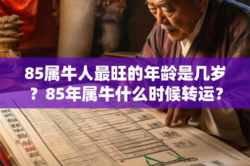 85属牛人最旺的年龄是几岁?85年属牛什么时候转运? 85属牛人最旺的年龄是几岁?85年属牛什么时候转运?