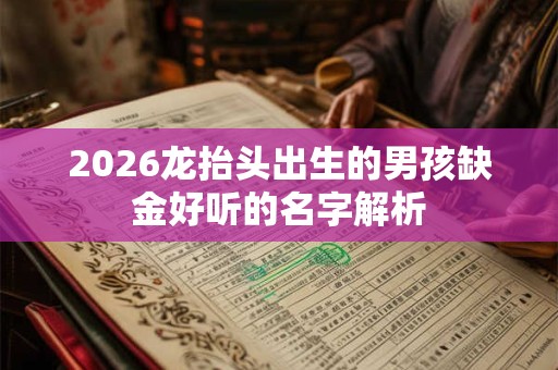 2026龙抬头出生的男孩缺金好听的名字解析