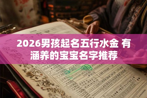 2026男孩起名五行水金 有涵养的宝宝名字推荐