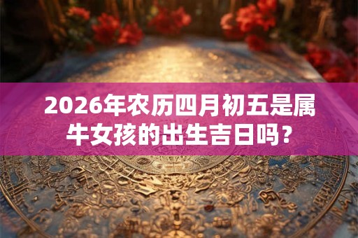 2026年农历四月初五是属牛女孩的出生吉日吗? 2026年农历四月初五是属牛女孩的出生吉日吗?