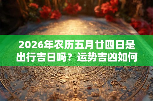 2026年农历五月廿四日是出行吉日吗?运势吉凶如何? 2026年农历五月廿四日是出行吉日吗?运势吉凶如何?