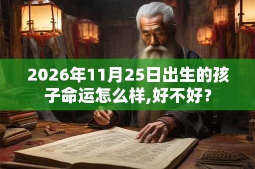 2026年11月25日出生的孩子命运怎么样,好不好? 2026年11月25日出生的孩子命运怎么样,好不好?