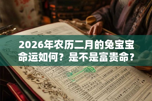 2026年农历二月的兔宝宝命运如何?是不是富贵命? 2026年农历二月的兔宝宝命运如何?是不是富贵命?