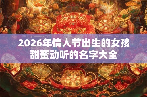 2026年情人节出生的女孩甜蜜动听的名字大全