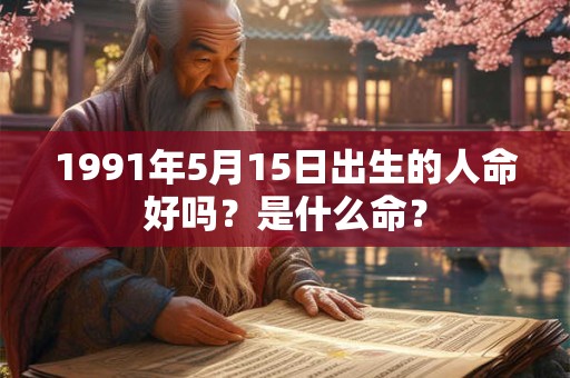 1991年5月15日出生的人命好吗？是什么命？