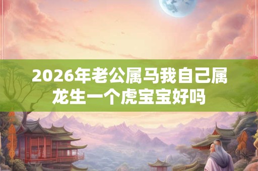 2026年老公属马我自己属龙生一个虎宝宝好吗 2026年老公属马我自己属龙生一个虎宝宝好吗