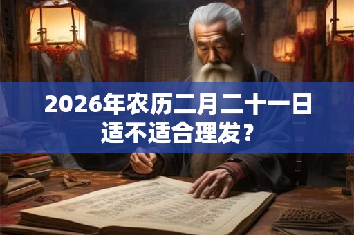 2026年农历二月二十一日适不适合理发？