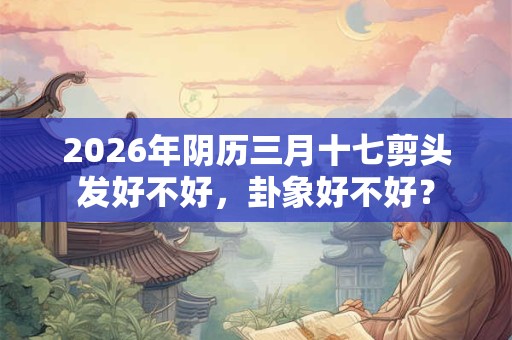 2026年阴历三月十七剪头发好不好，卦象好不好？